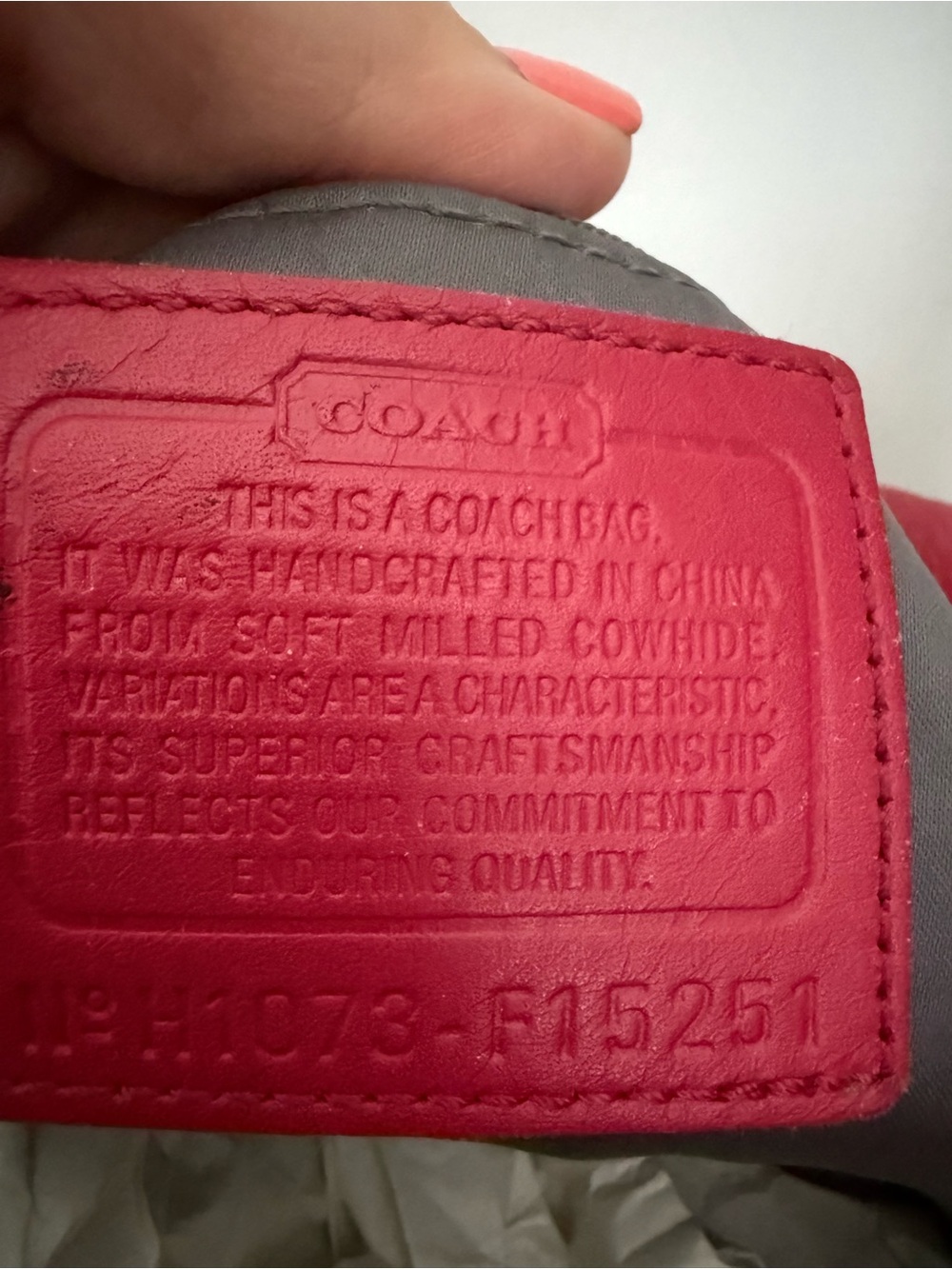 Coach carly pink Leather Shoulder hobo Bag - Picture 10 of 11